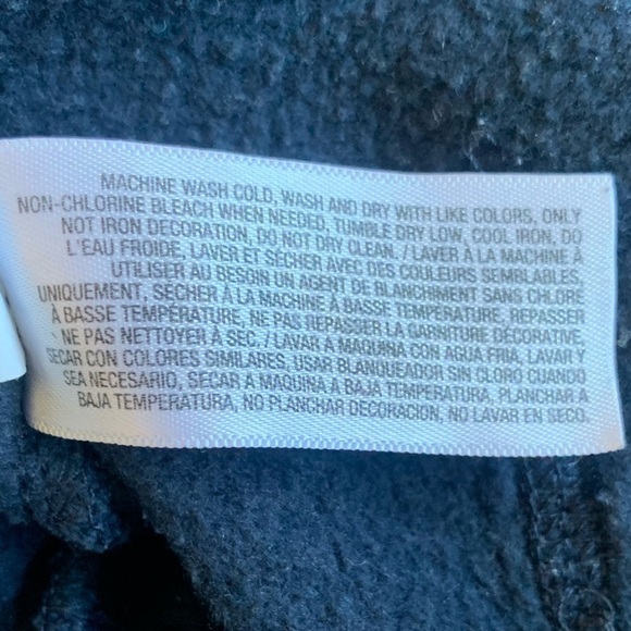 Old Navy Dark Blue Hooded Fleece Jacket - Picture 4 of 4